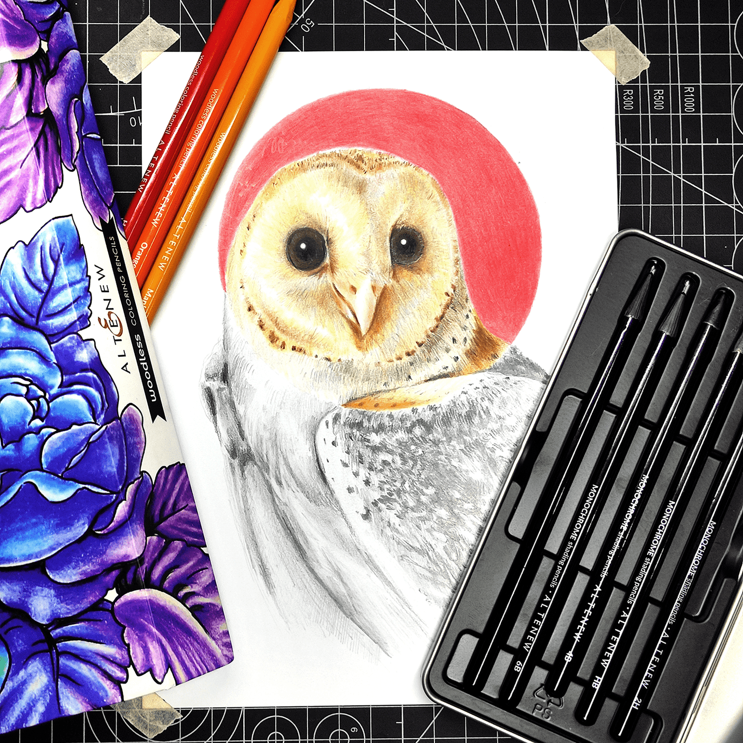 Pencils Monochrome Shading Pencils