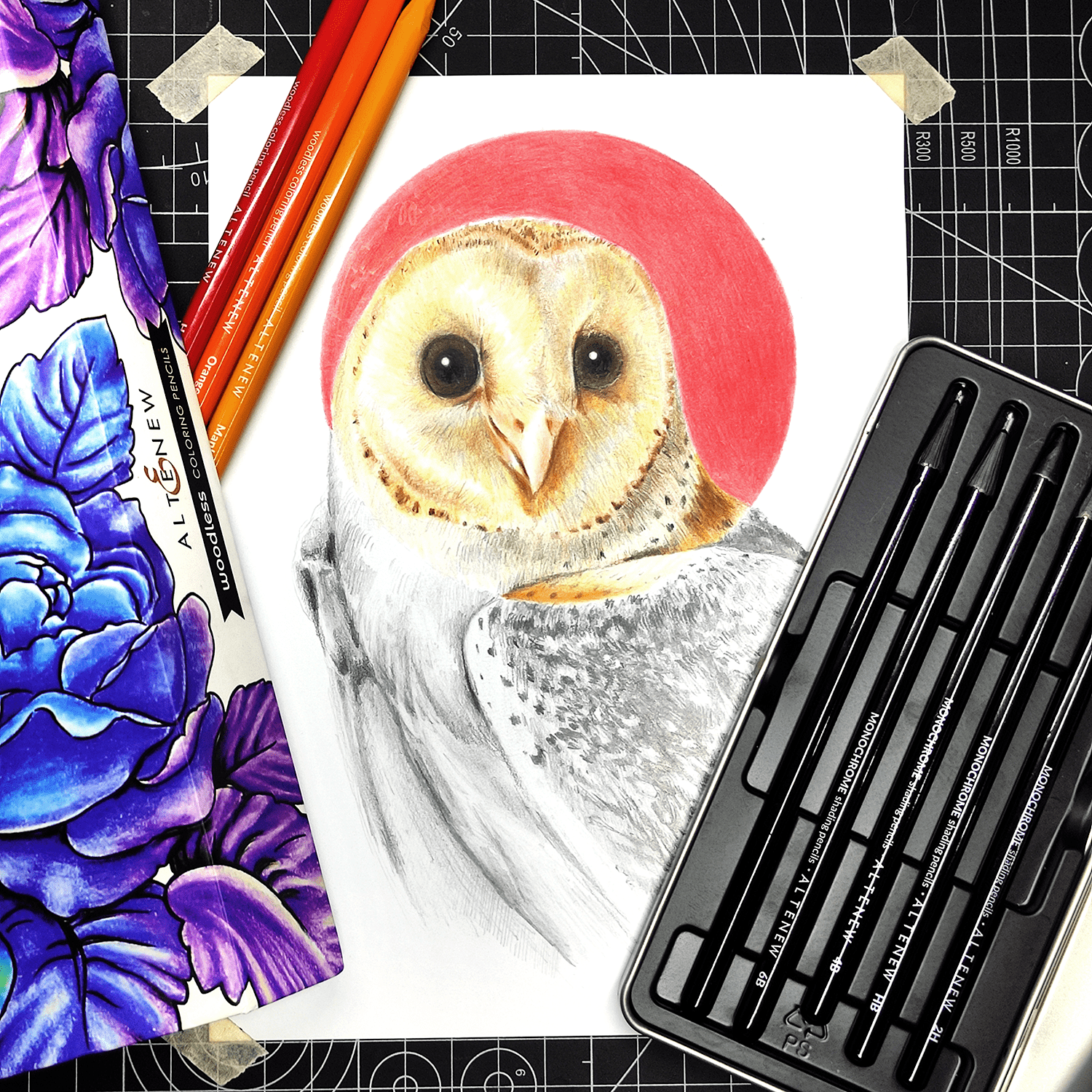 Pencils Monochrome Shading Pencils