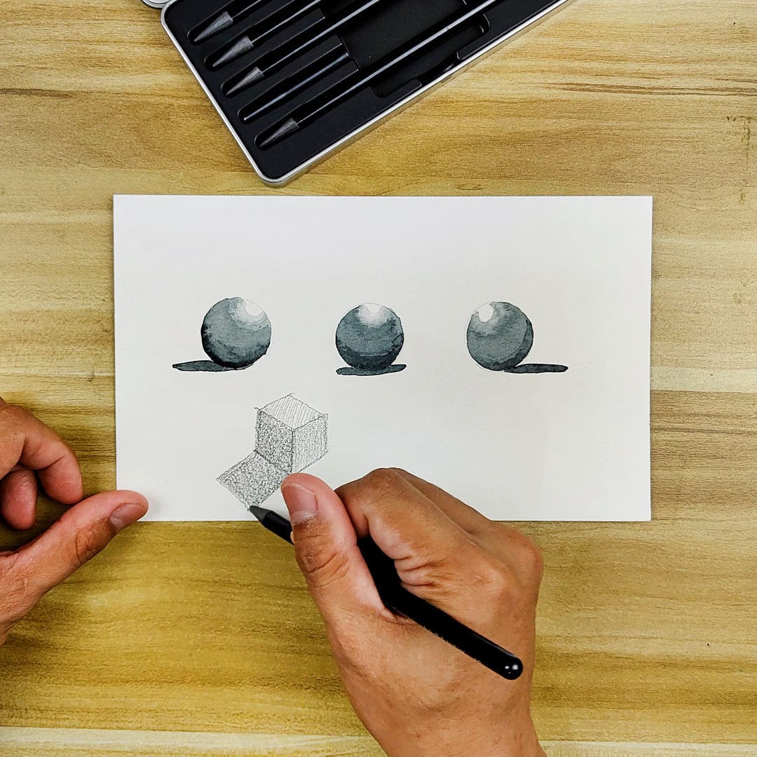 Pencils Monochrome Shading Pencils