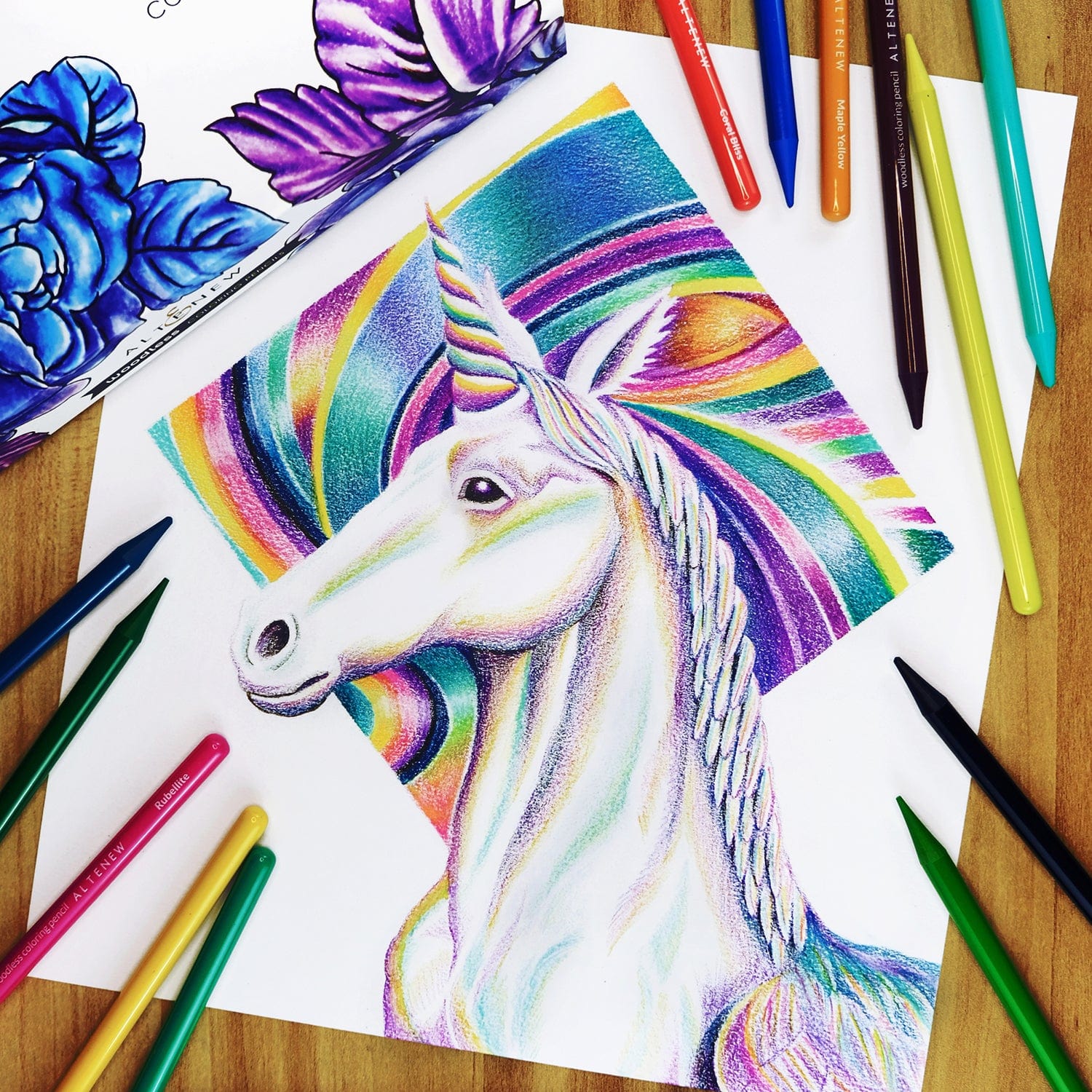 Pencils Woodless Watercolor Pencil 24 Set