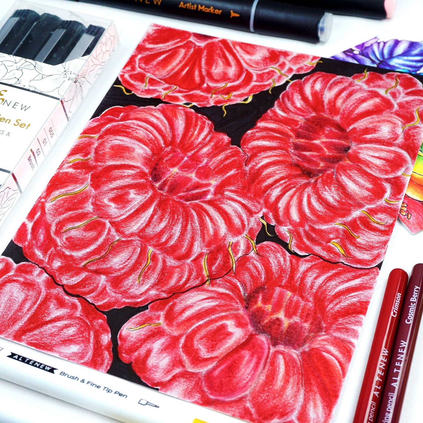 Pencils Woodless Watercolor Pencil 24 Set