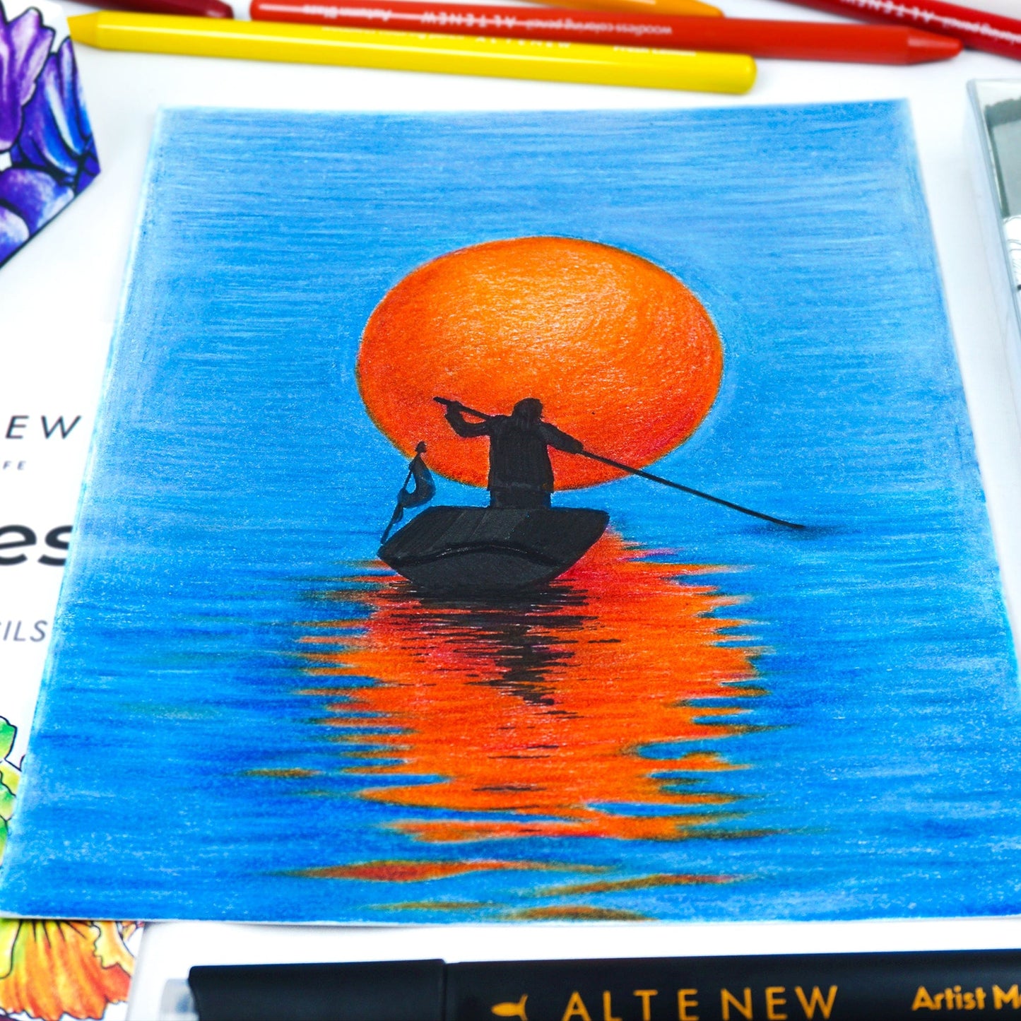 Pencils Woodless Watercolor Pencil 24 Set