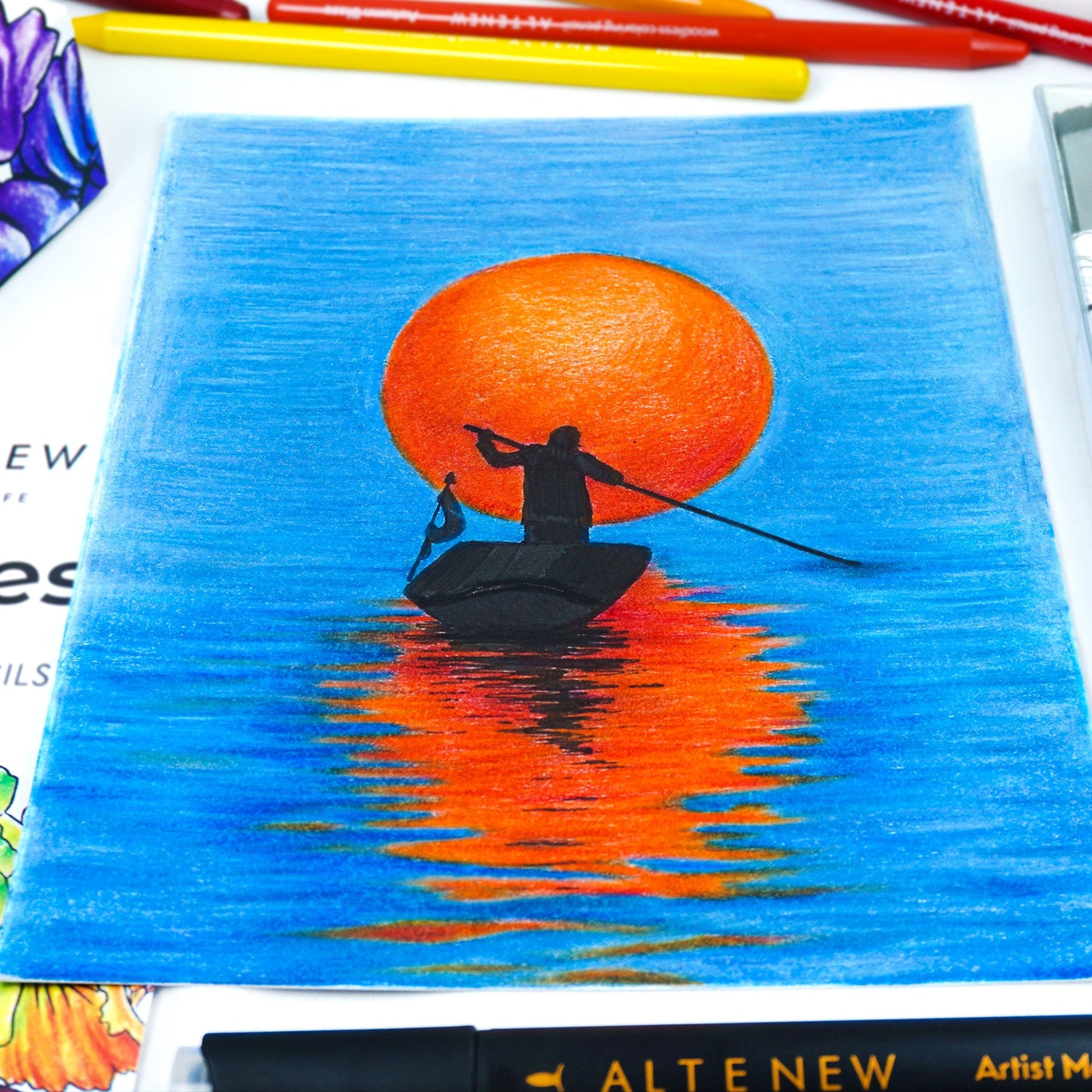 Pencils Woodless Watercolor Pencil 24 Set