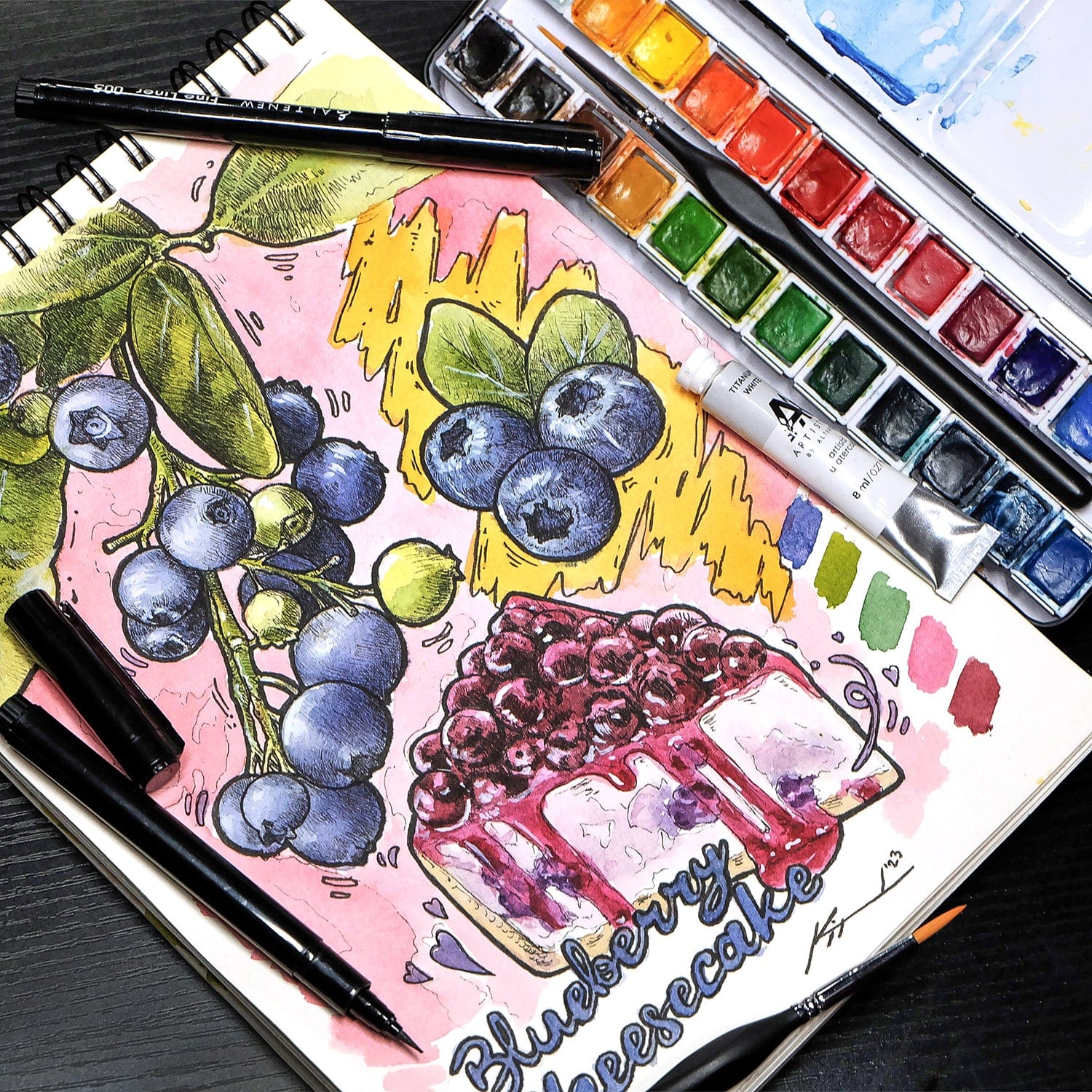 Stationery Fine Liner Pen Set