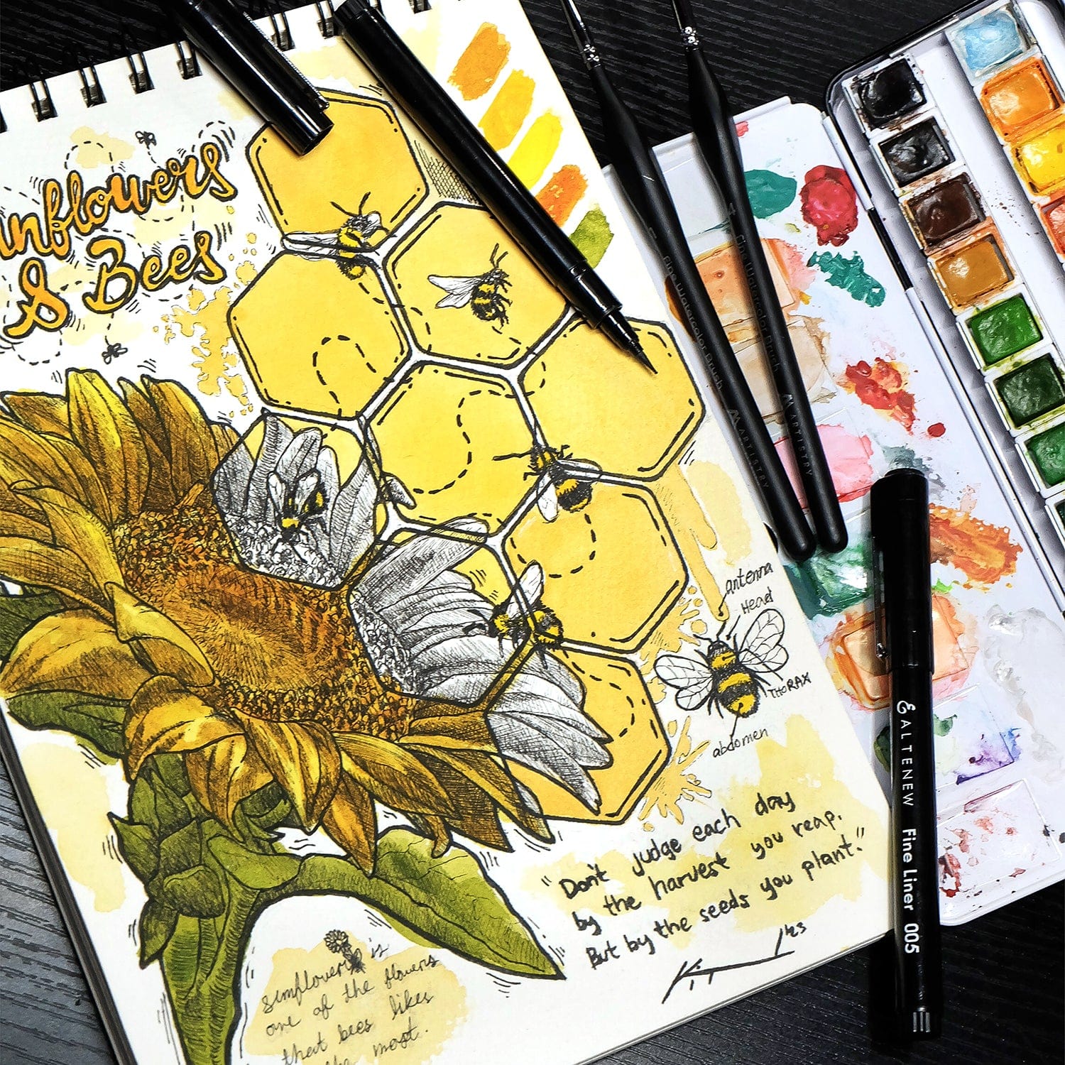 Stationery Fine Liner Pen Set