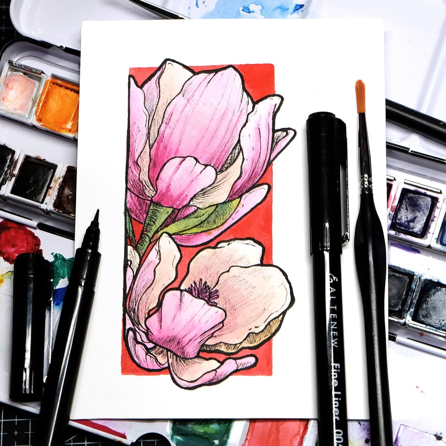 Stationery Fine Liner Pen Set