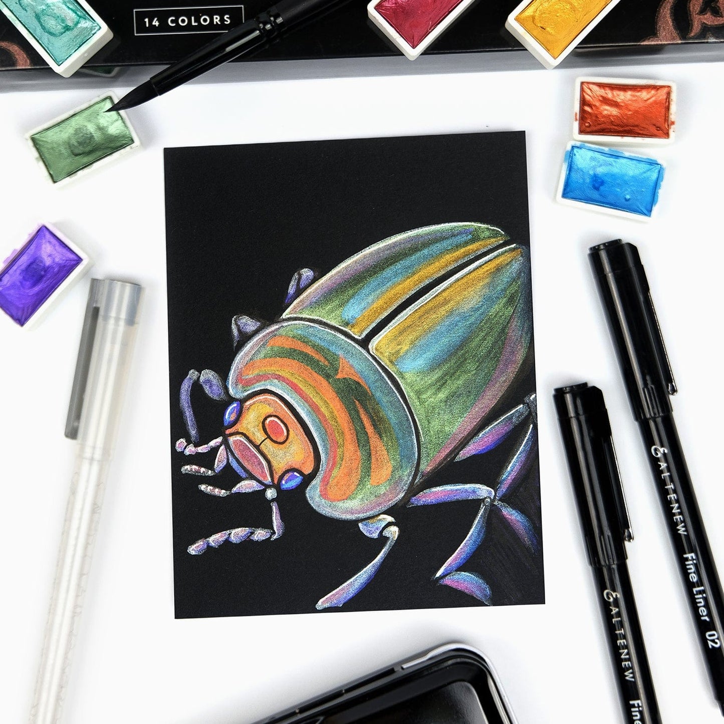 Stationery Fine Liner Pen Set