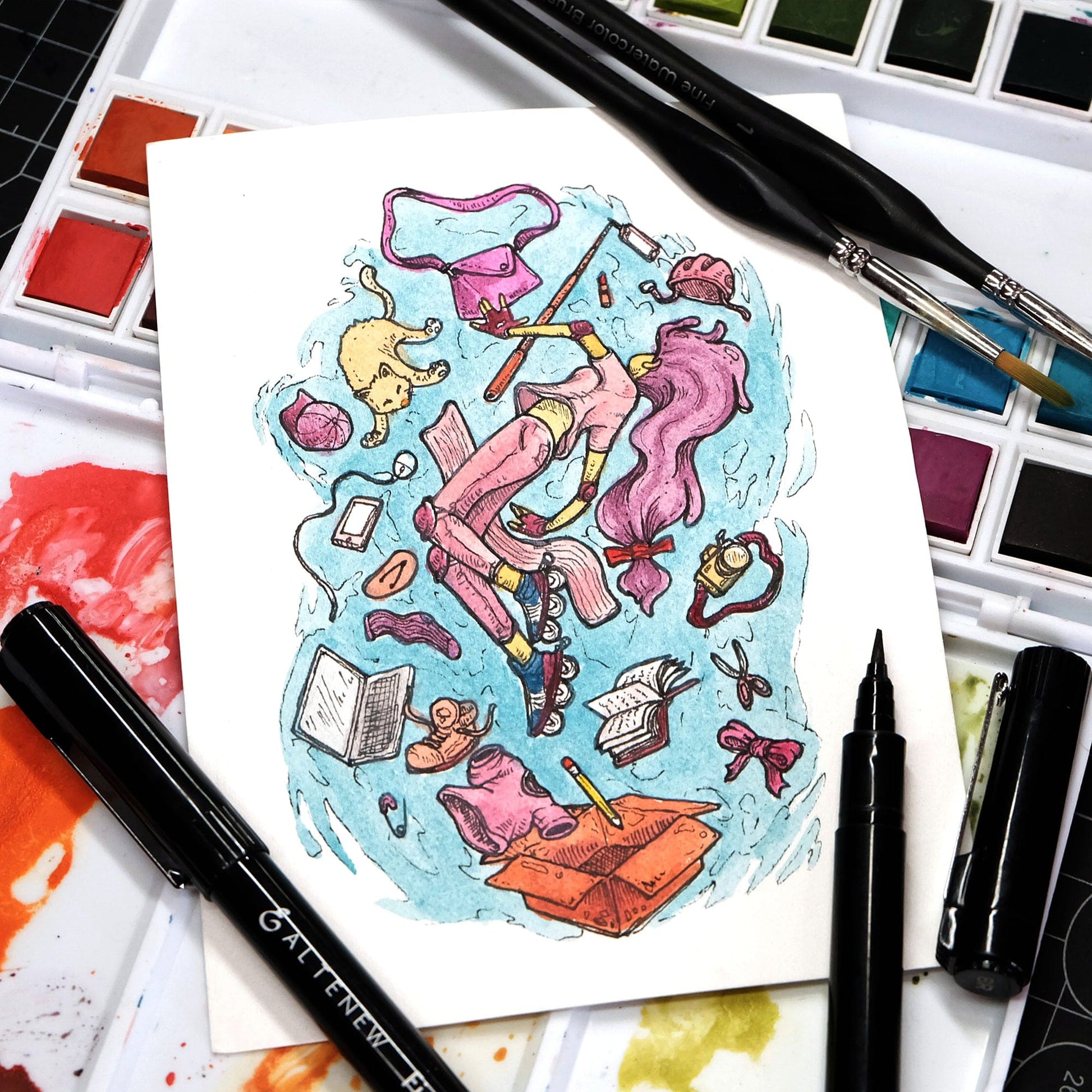 Stationery Fine Liner Pen Set