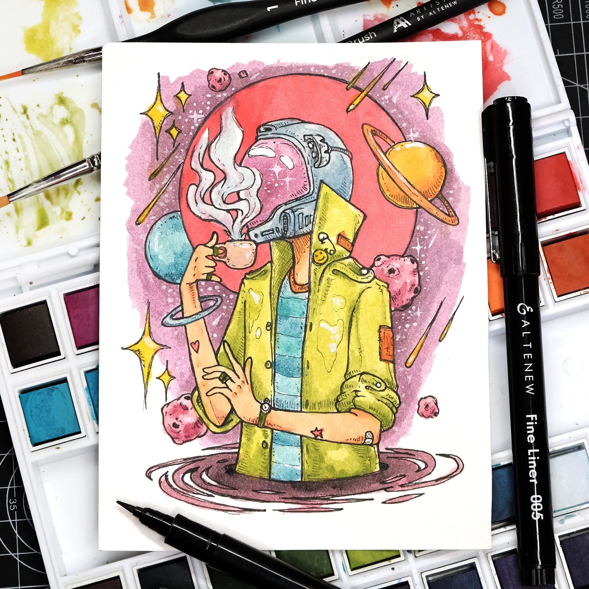 Stationery Fine Liner Pen Set