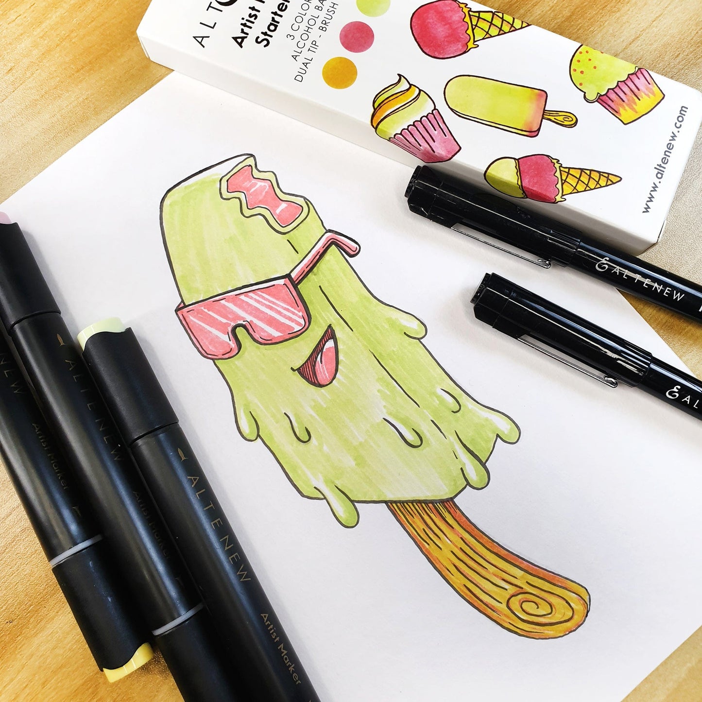 Stationery Fine Liner Pen Set