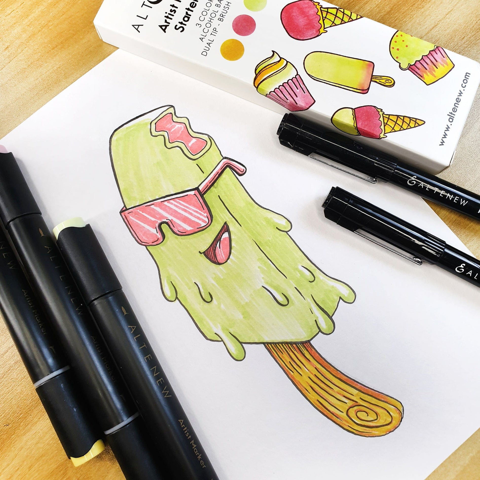 Stationery Fine Liner Pen Set