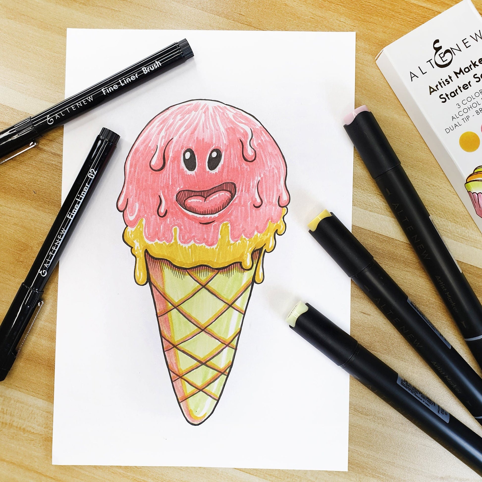 Stationery Fine Liner Pen Set