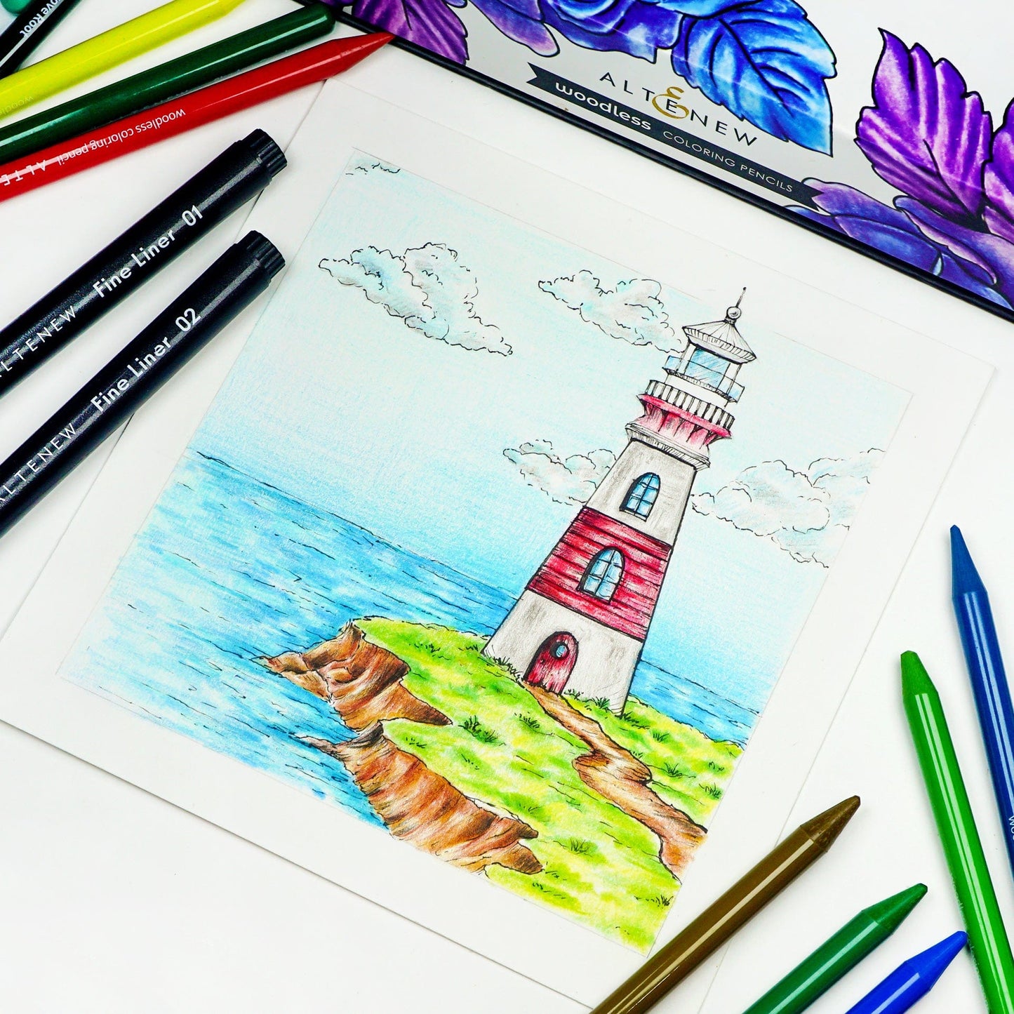 Stationery Fine Liner Pen Set