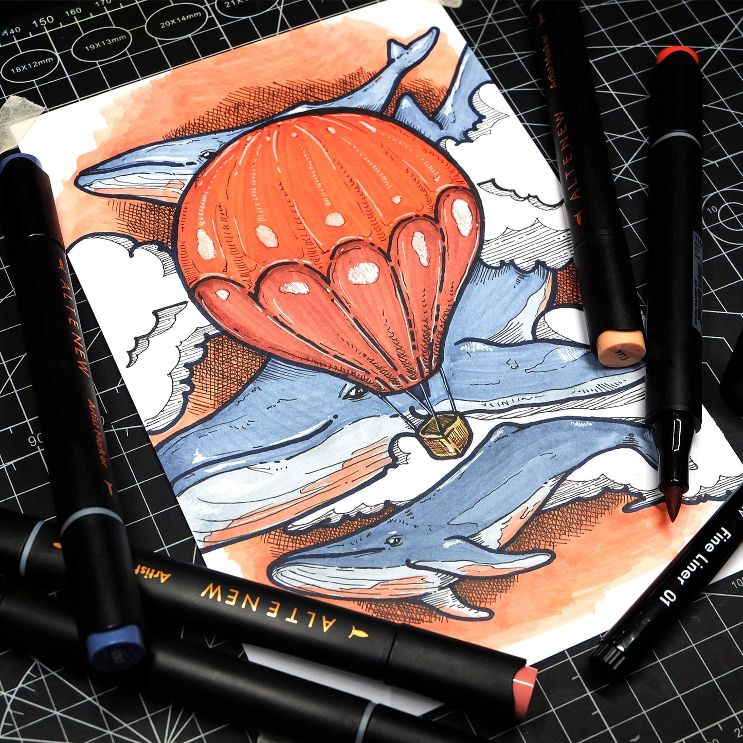 Stationery Fine Liner Pen Set