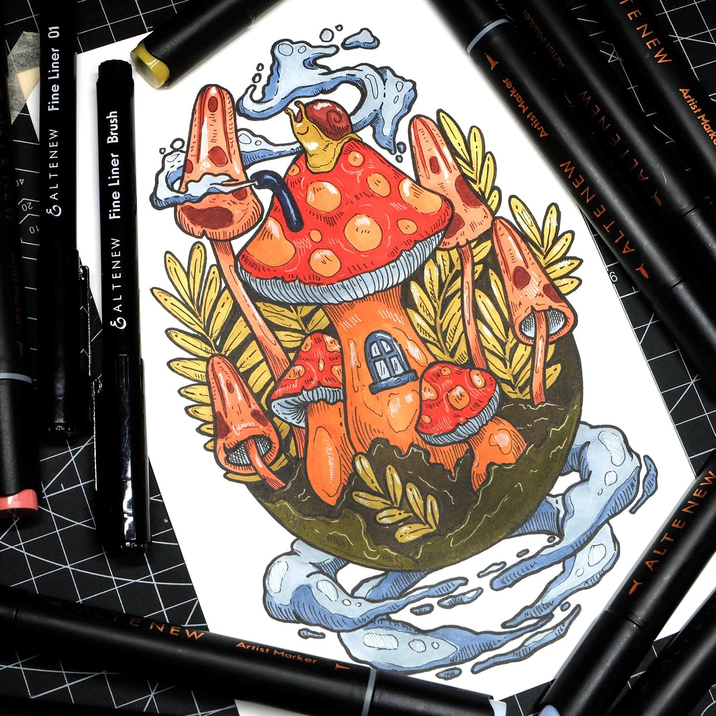 Stationery Fine Liner Pen Set