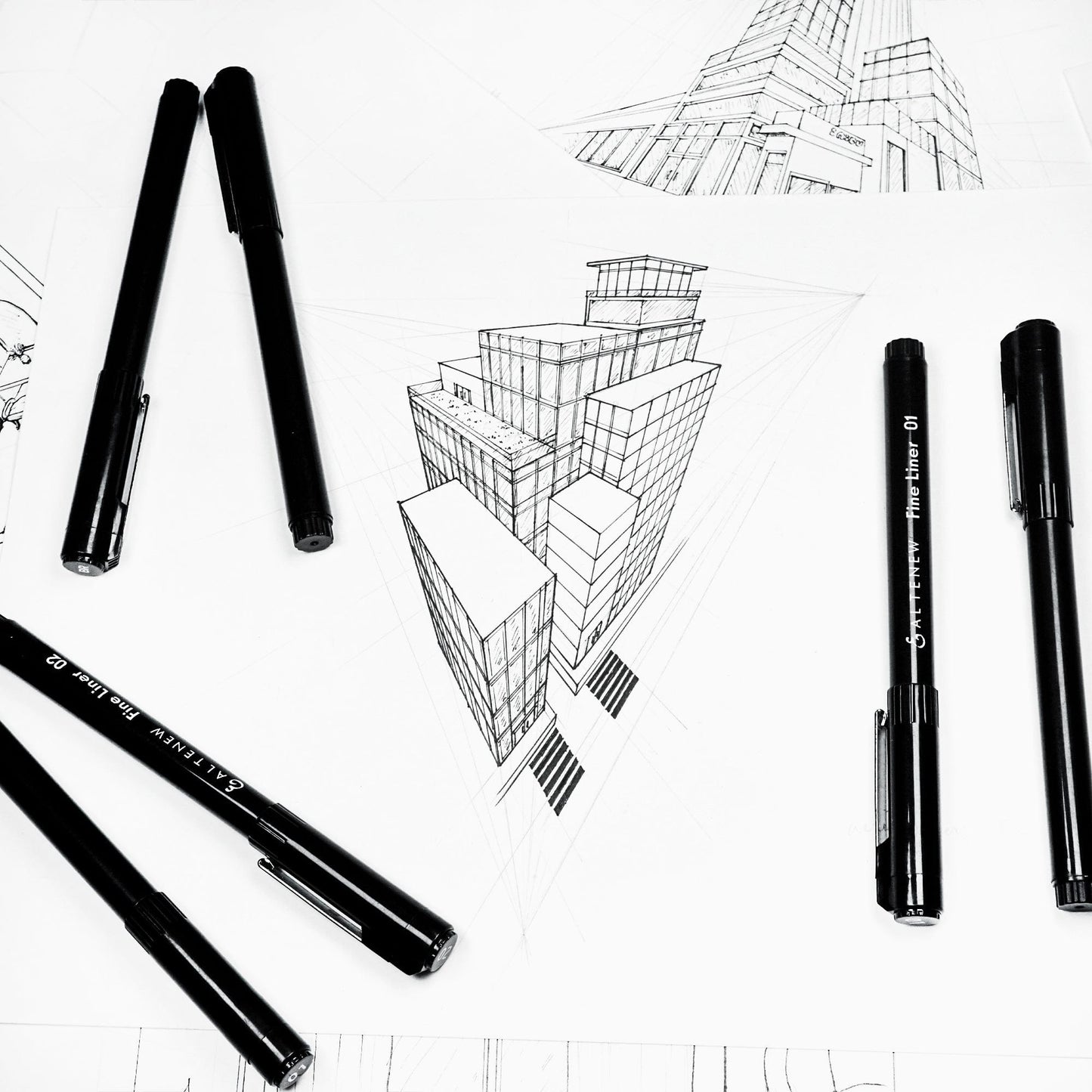 Stationery Fine Liner Pen Set