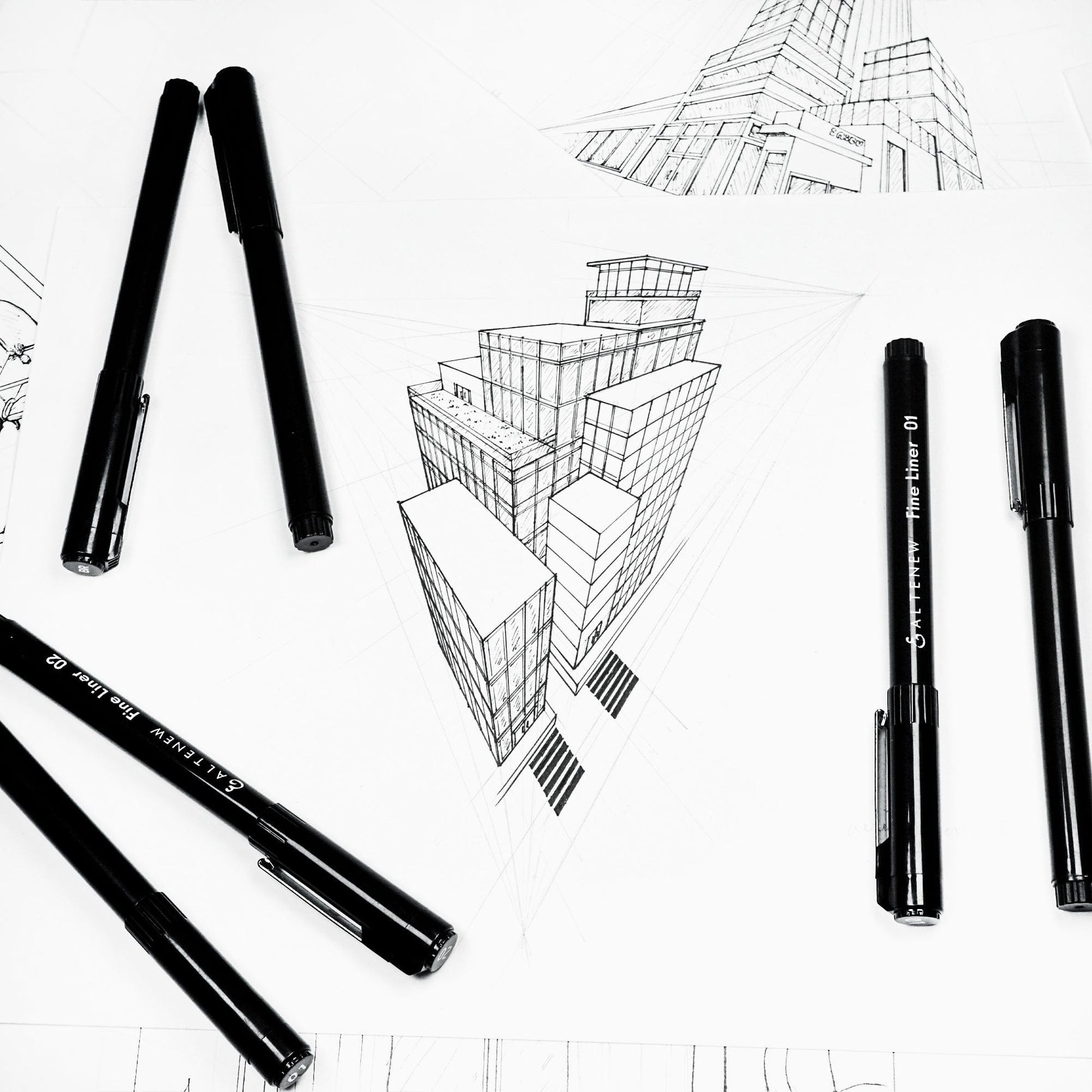 Stationery Fine Liner Pen Set