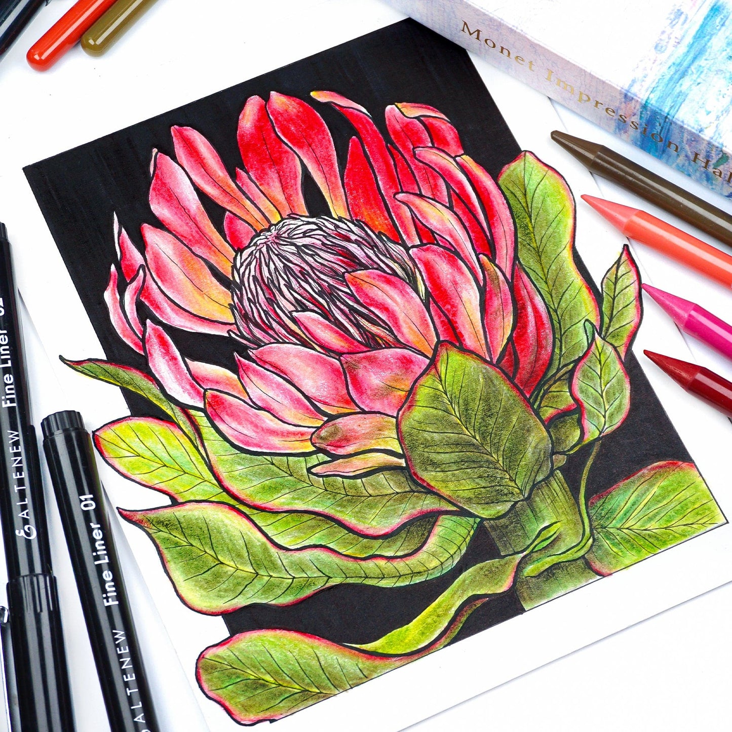 Stationery Fine Liner Pen Set