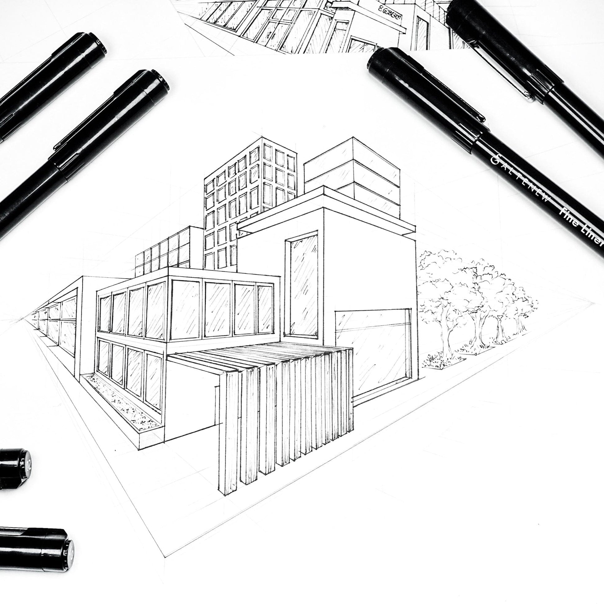 Stationery Fine Liner Pen Set