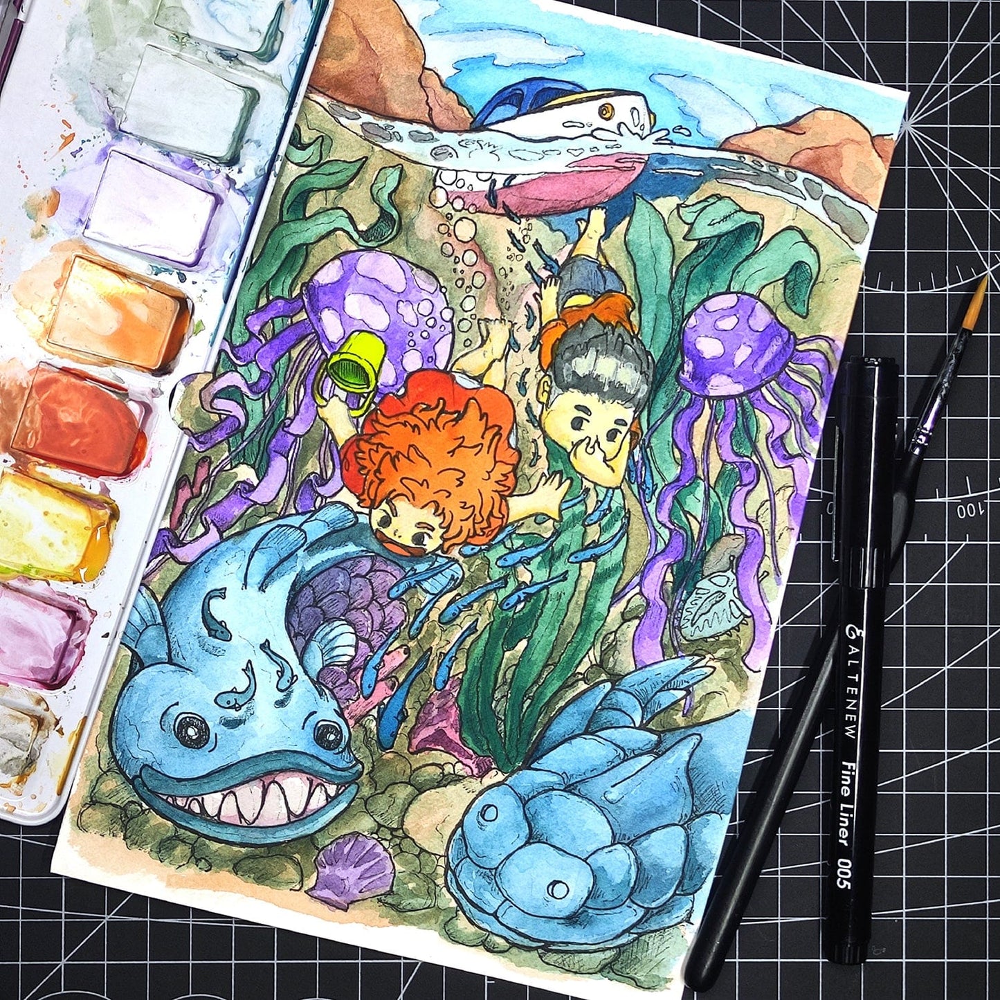 Stationery Fine Liner Pen Set