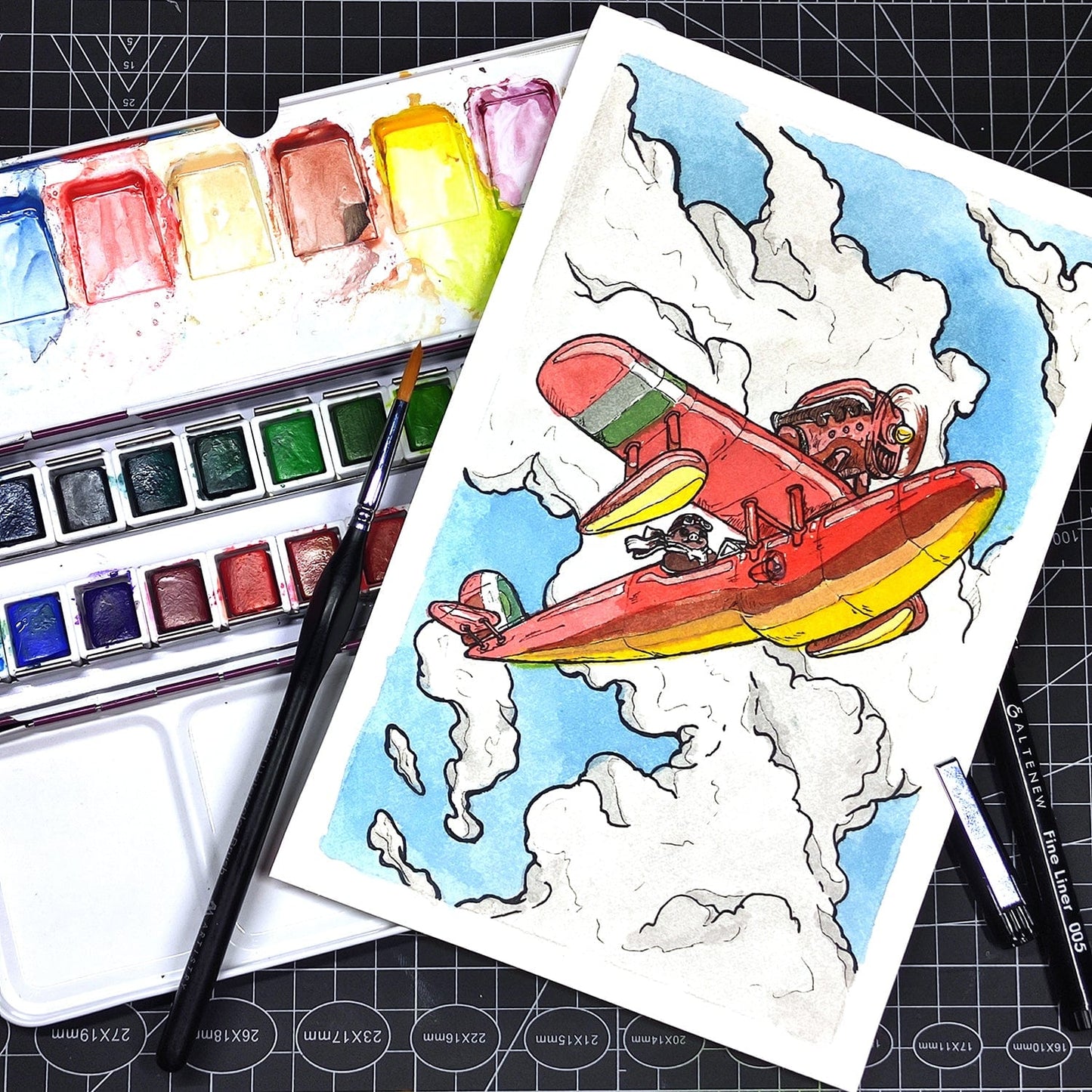 Stationery Fine Liner Pen Set