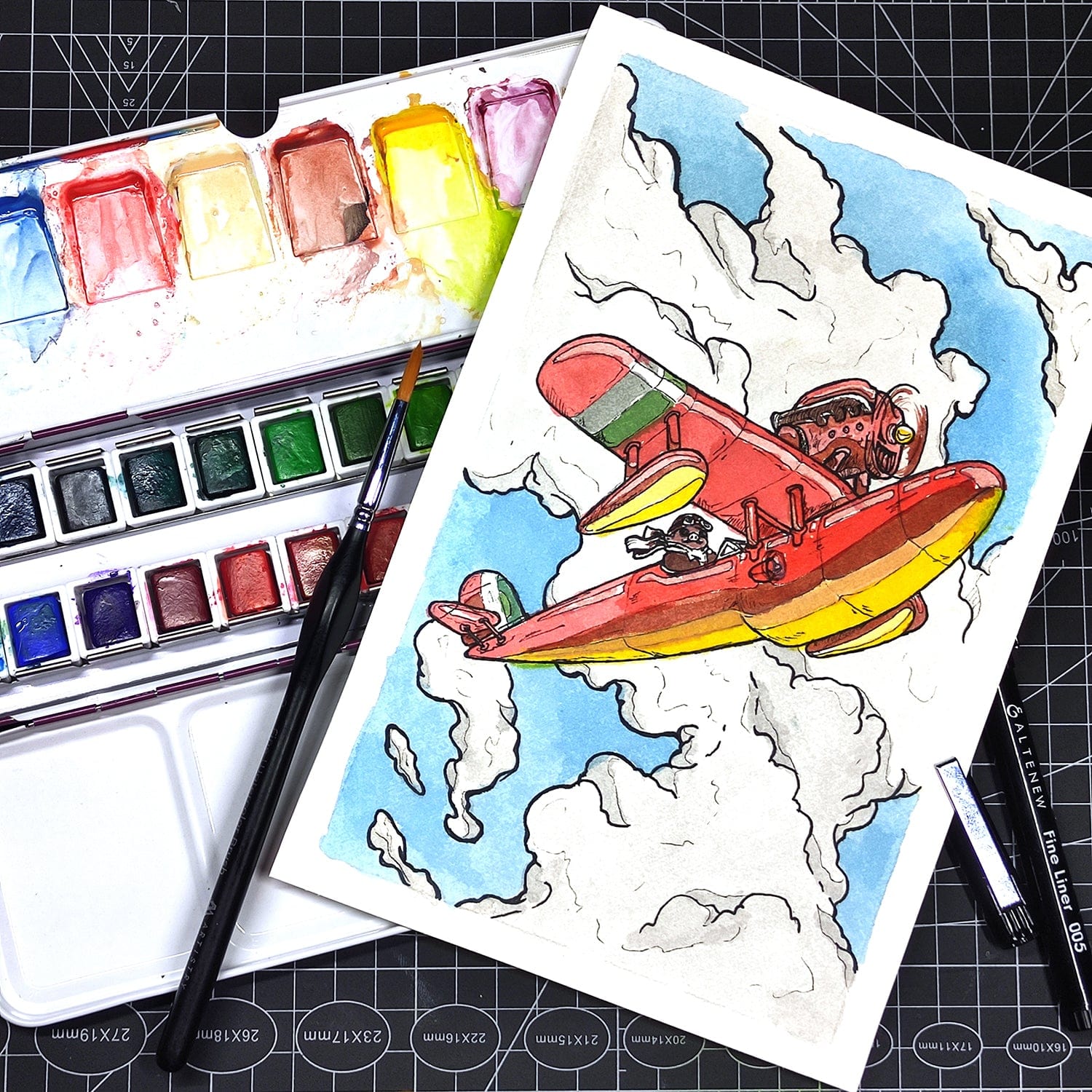 Stationery Fine Liner Pen Set