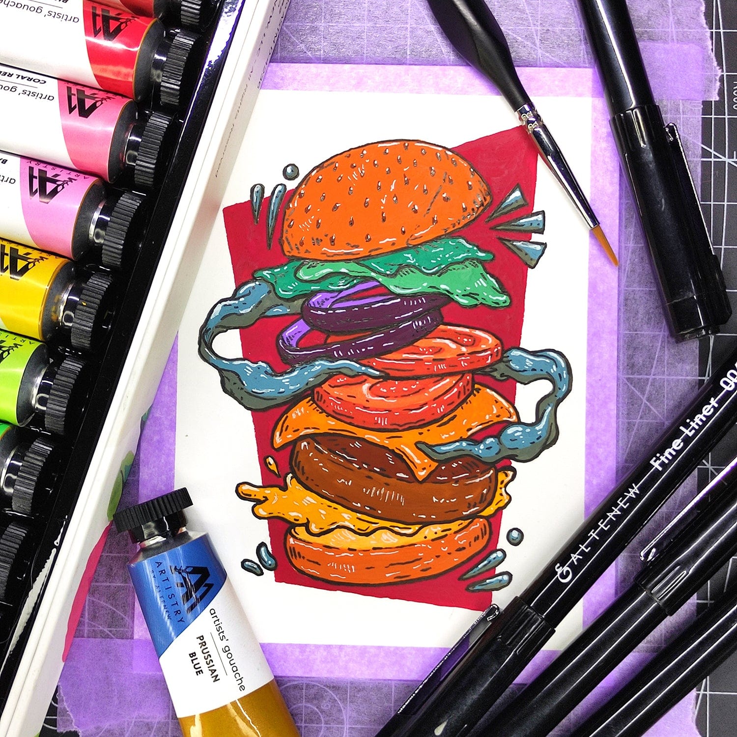 Stationery Fine Liner Pen Set