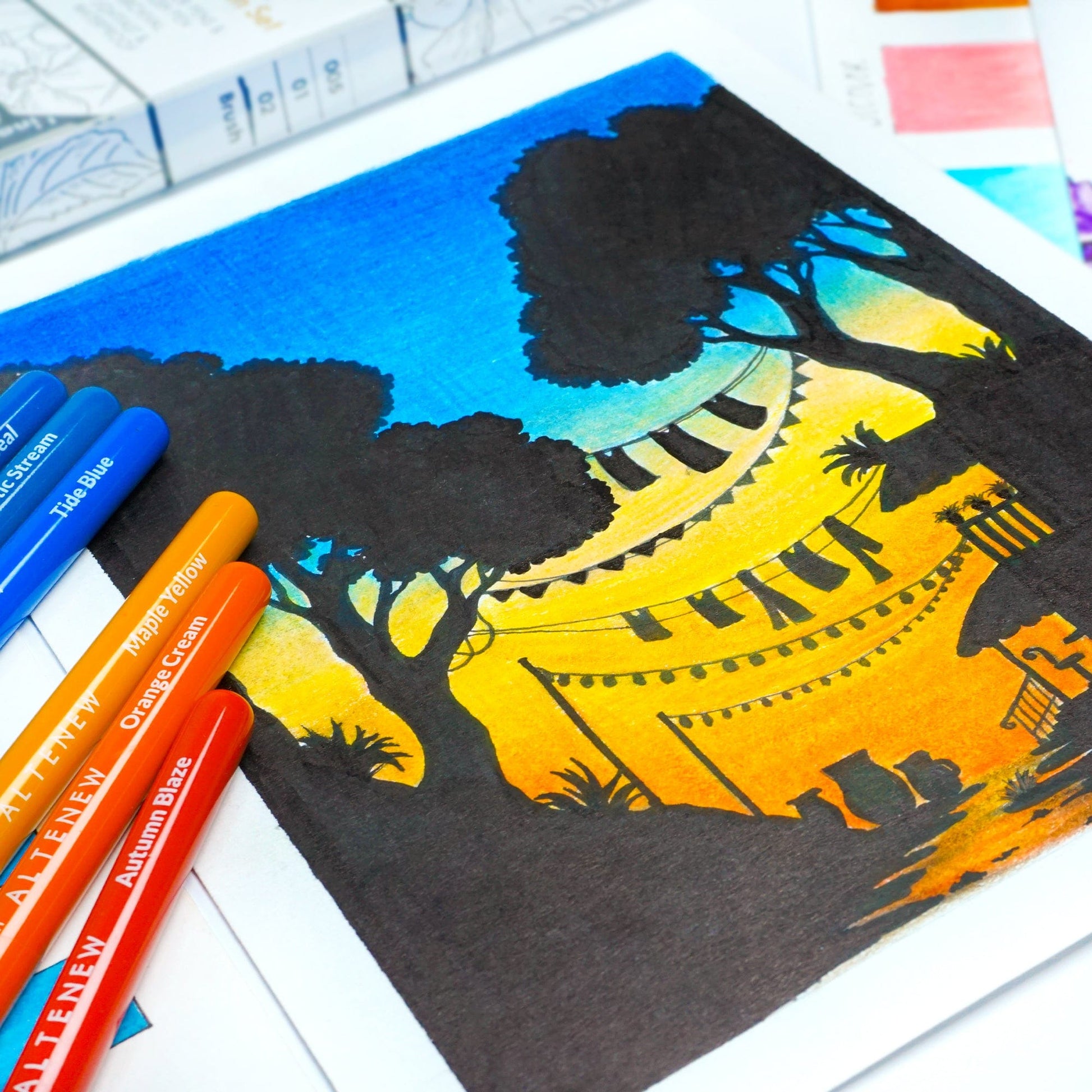 Stationery Fine Liner Pen Set