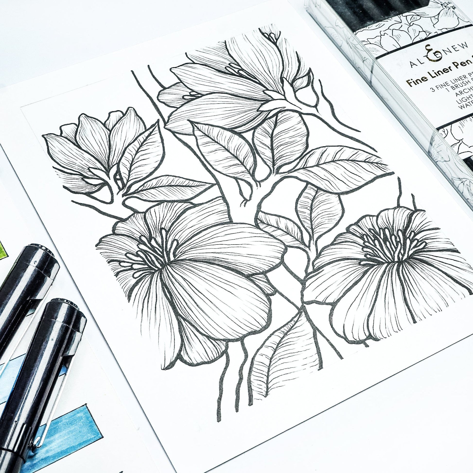 Stationery Fine Liner Pen Set