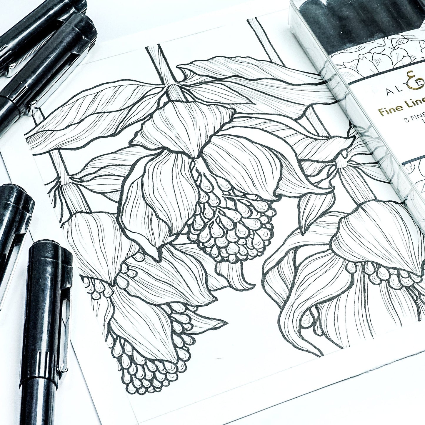 Stationery Fine Liner Pen Set