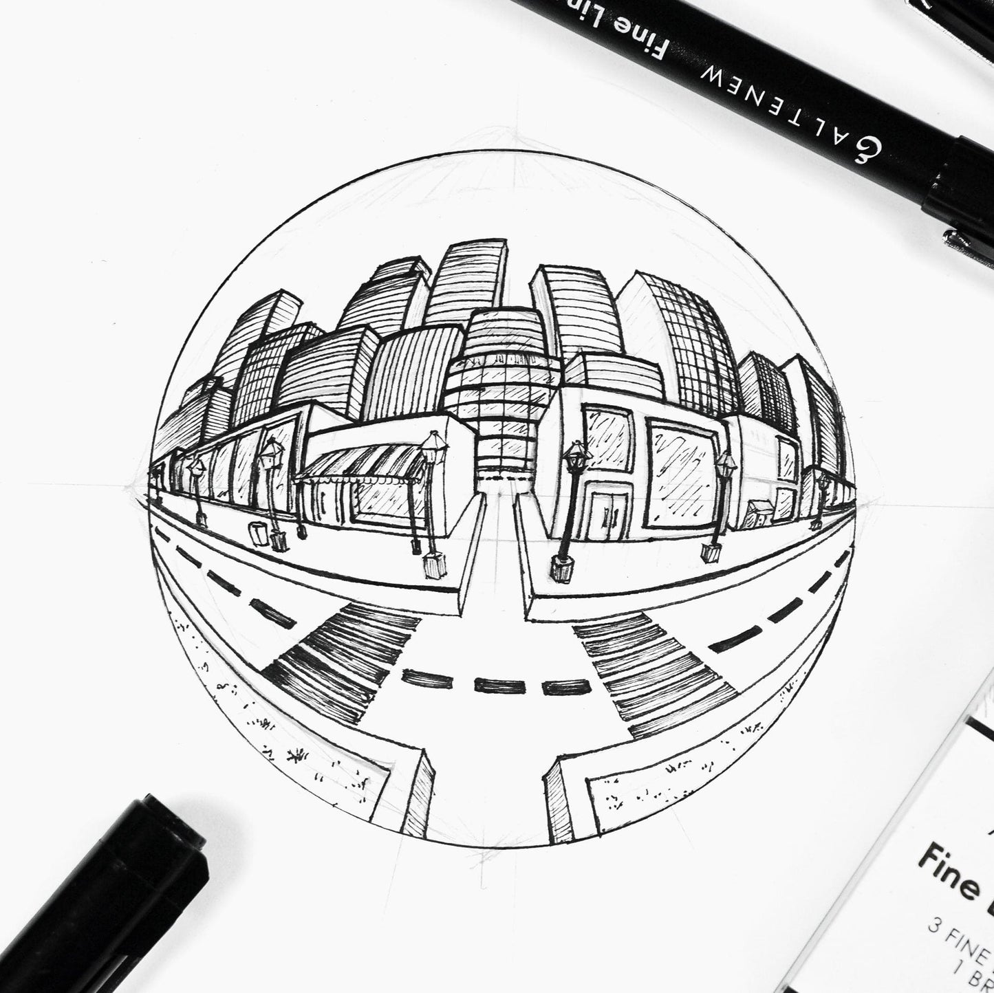 Stationery Fine Liner Pen Set