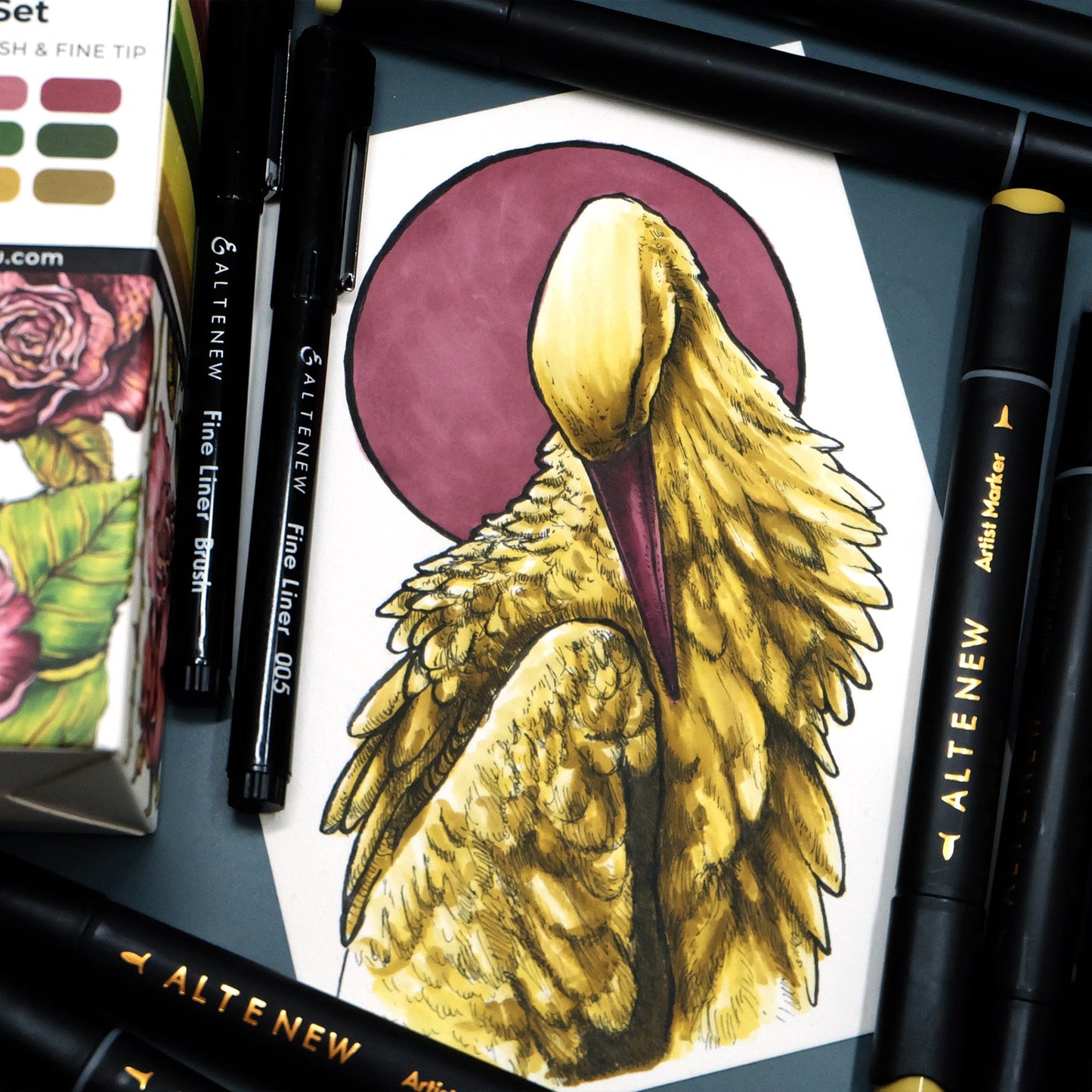 Stationery Fine Liner Pen Set