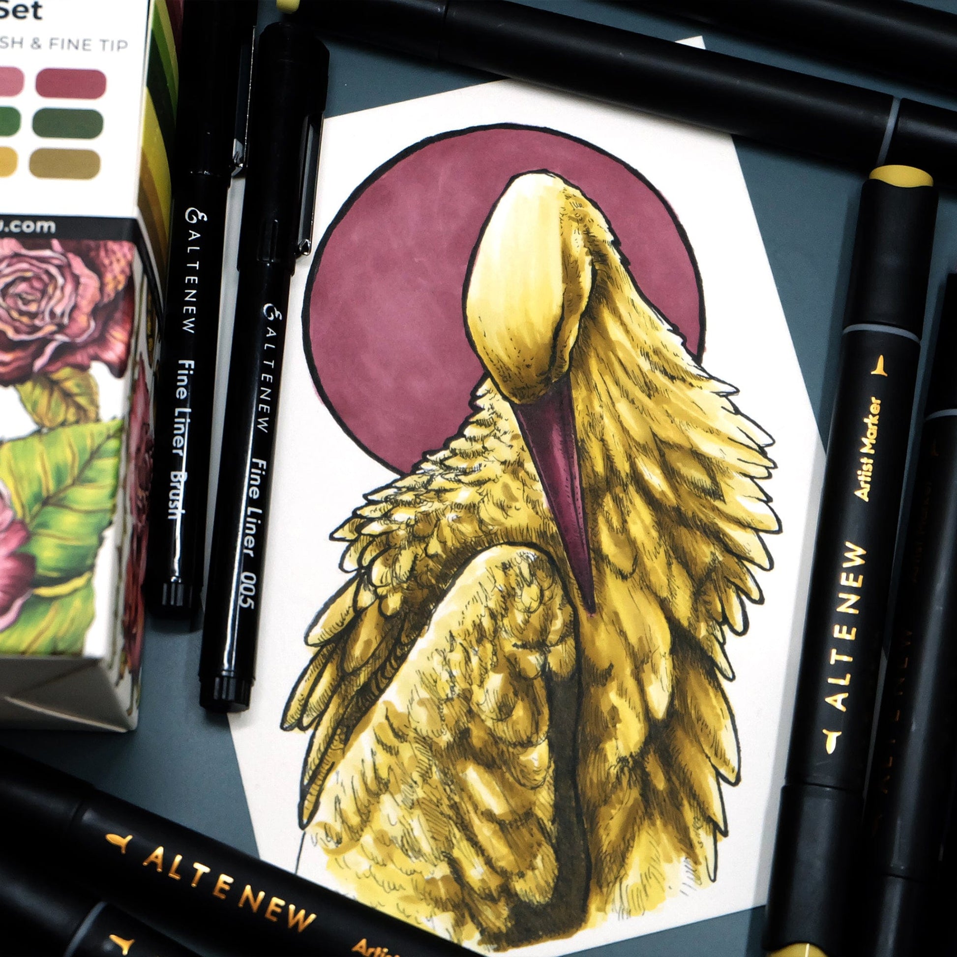 Stationery Fine Liner Pen Set