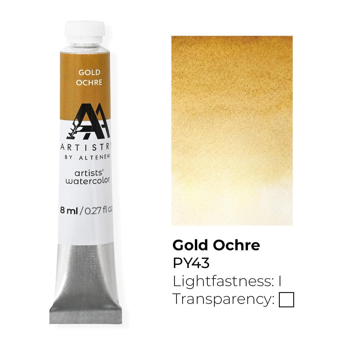 Watercolor Artists' Watercolor Tube - Gold Ochre