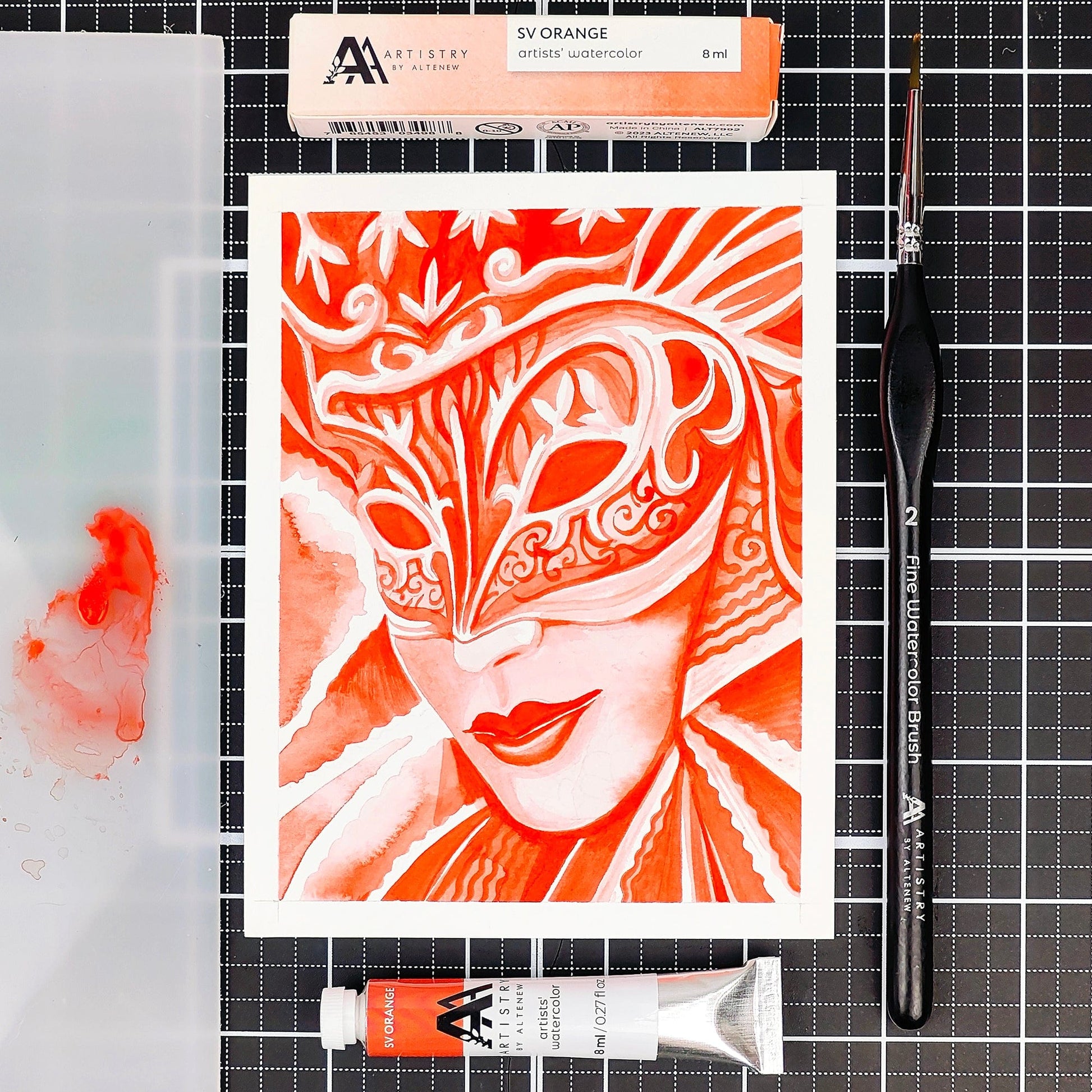 Watercolor Artists' Watercolor Tube - Sv Orange