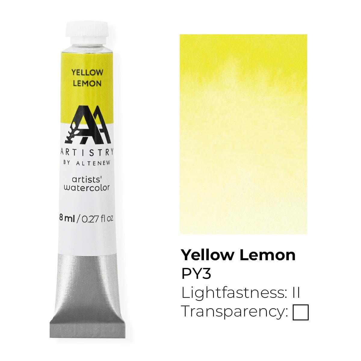Watercolor Artists' Watercolor Tube - Yellow Lemon