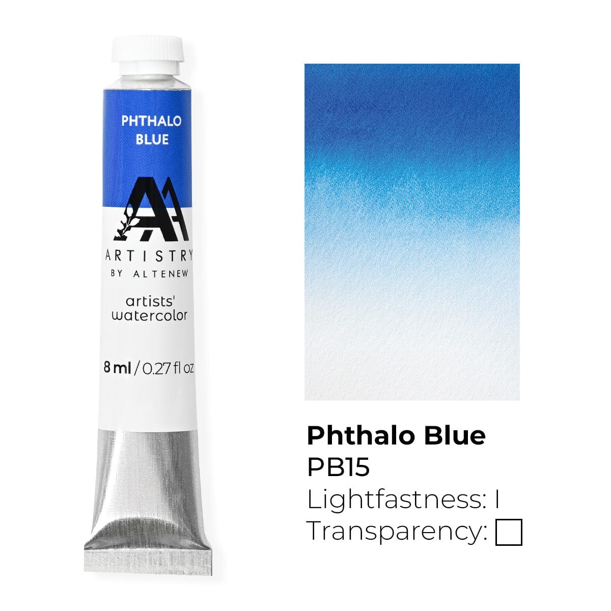 Watercolor Tubes Artists' Watercolor Tube - Phthalo Blue (PB.15)
