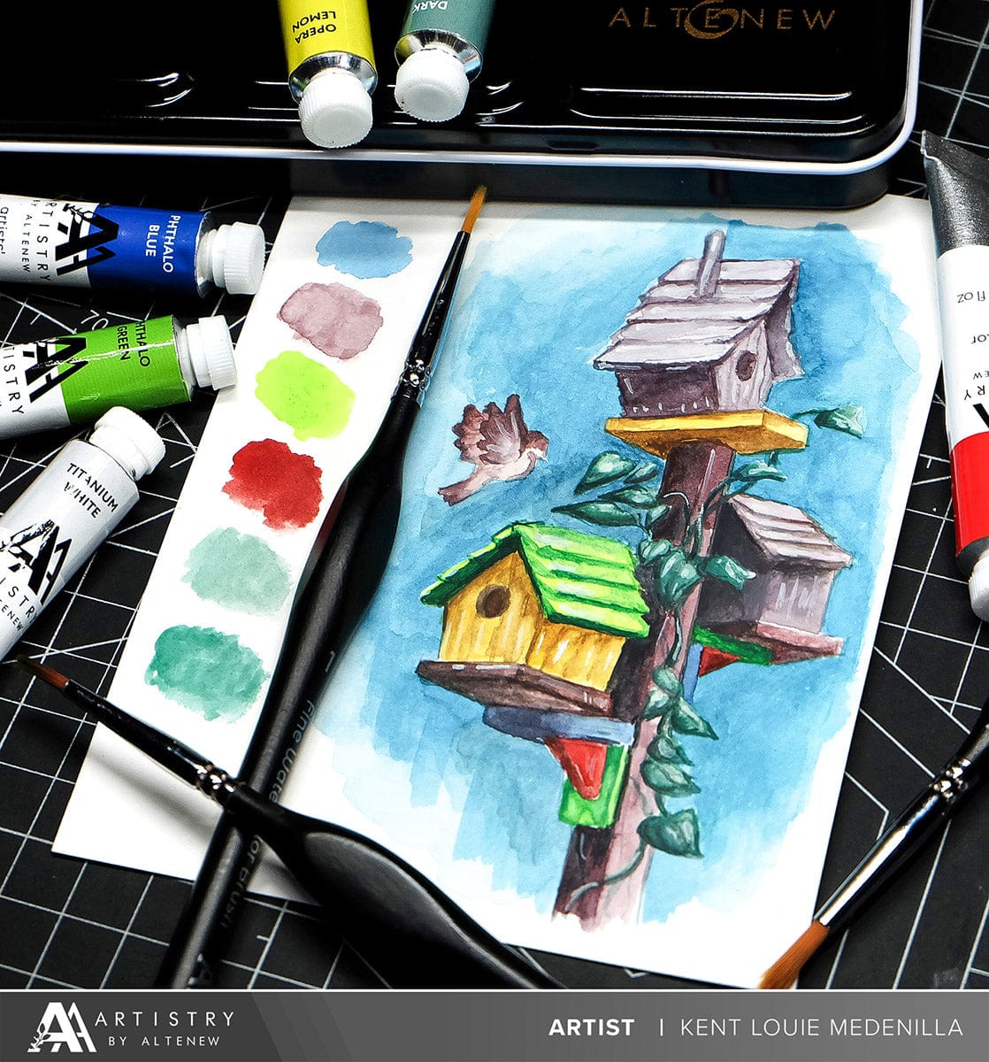 Watercolor Tubes Artists' Watercolor Tube - Phthalo Green - (PG.7)