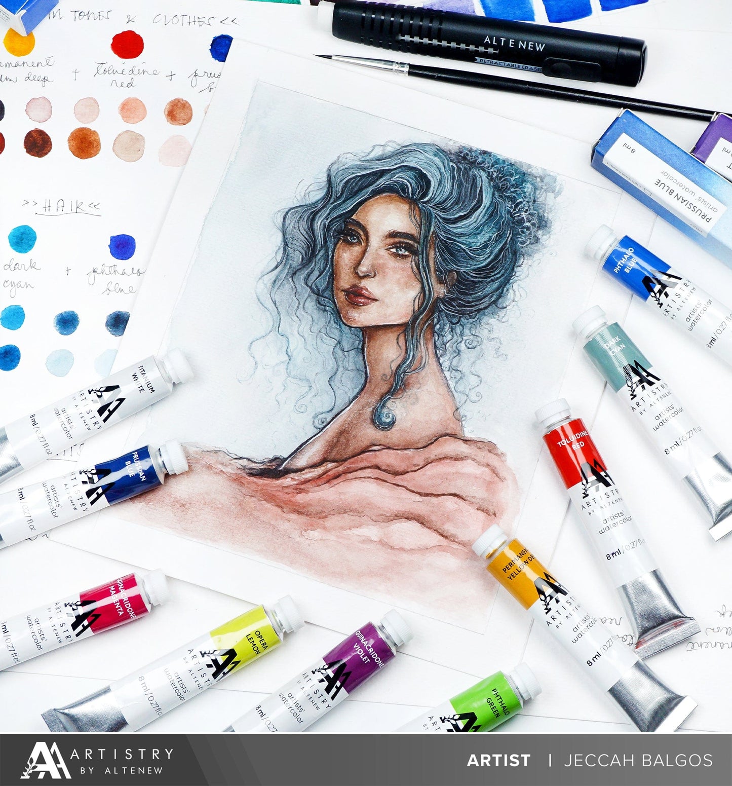 Watercolor Tubes Artists' Watercolor Tube - Prussian Blue - (PB.27)