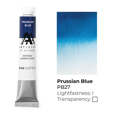 Watercolor Tubes Artists' Watercolor Tube - Prussian Blue - (PB.27)
