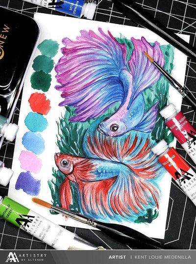Watercolor Tubes Artists' Watercolor Tube - Toluidine Red - (PR.3)