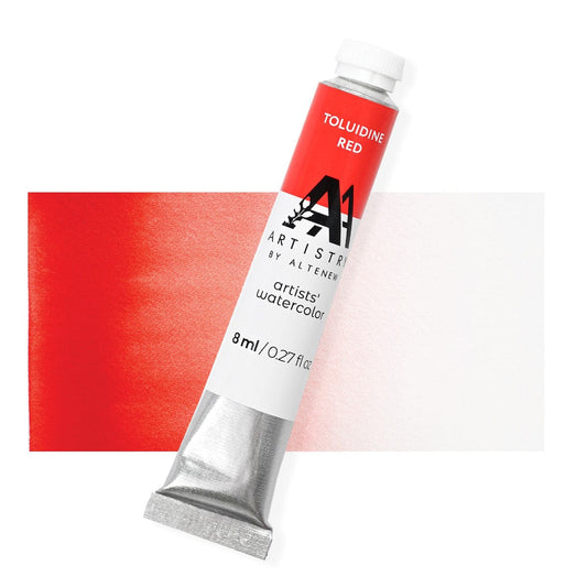 Watercolor Tubes Artists' Watercolor Tube - Toluidine Red - (PR.3)