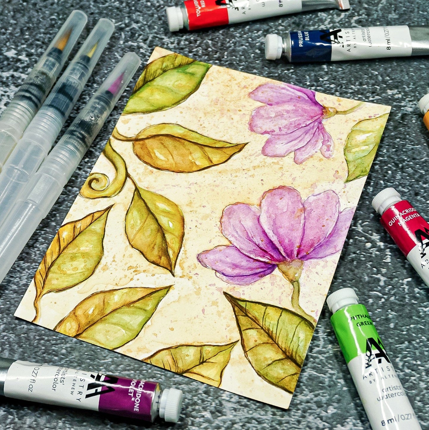 Watercolor Tubes Artists' Watercolor Tube - Toluidine Red - (PR.3)