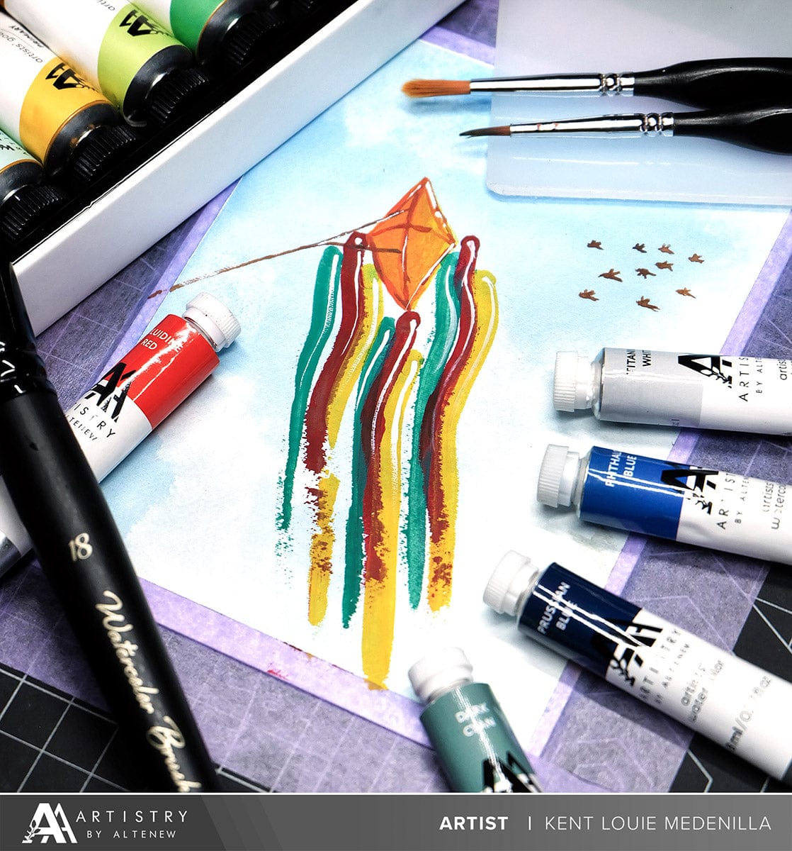 Watercolor Tubes Bundle Essential Artists' Watercolor Palette Bundle