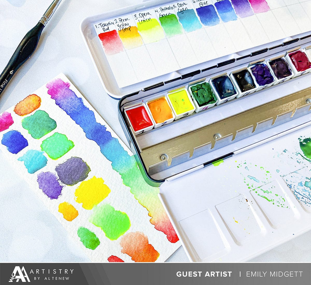 Watercolor Tubes Bundle Essential Artists' Watercolor Palette Bundle